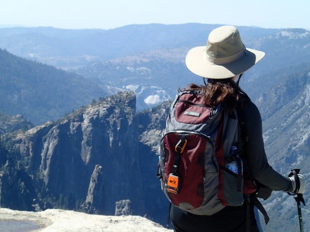 Cathedral Rocks in the distance from just beyond Taft Point