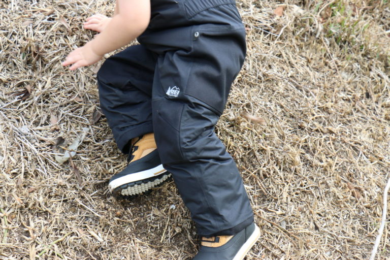 Hiking Toddler ready for winter hikes, sledding, and lots of cold weather play time!