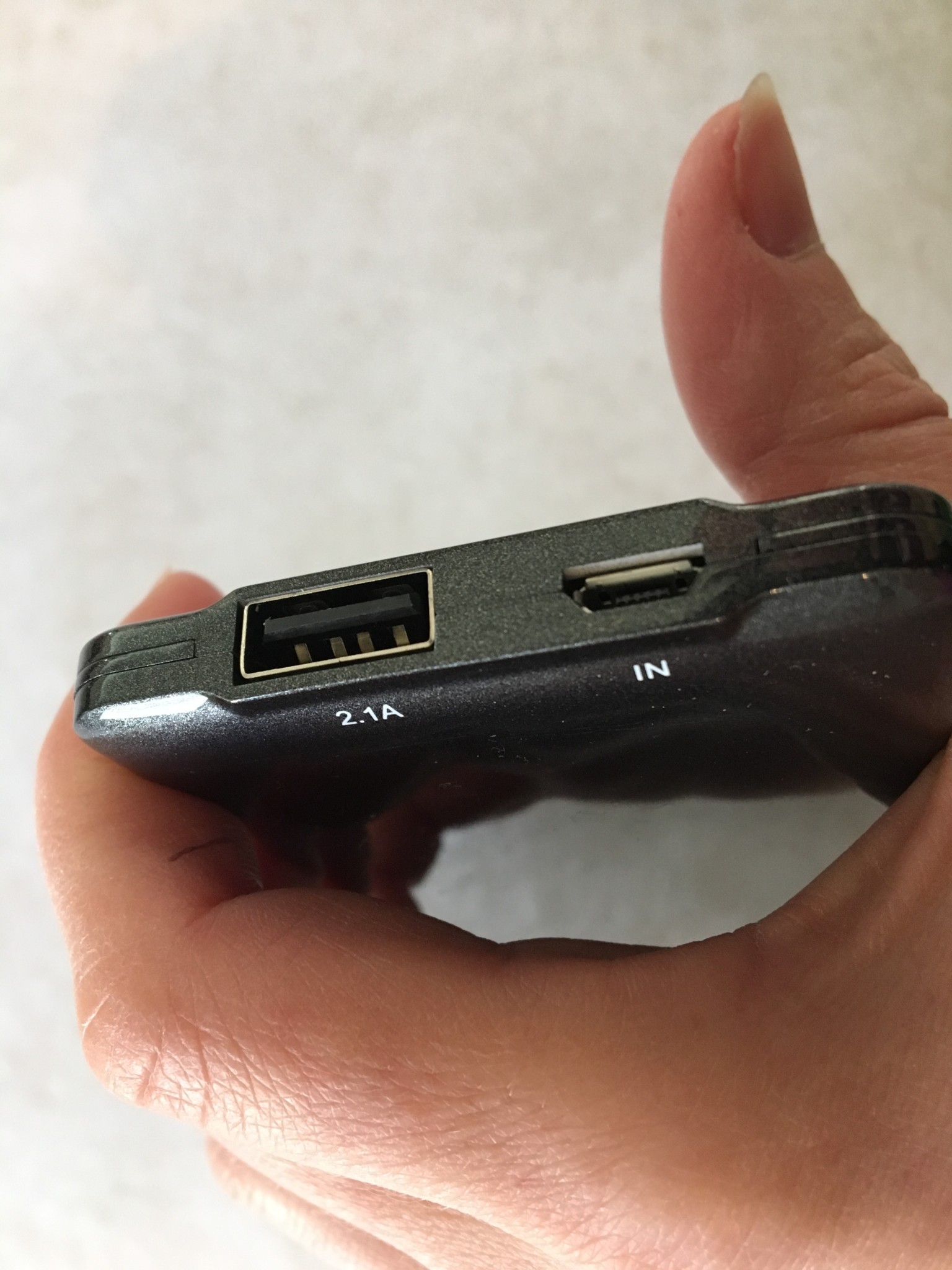 The USB 2.5A port