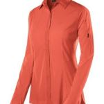 Sierra Designs Womens Long Sleeve Solar Wind Shirt coral