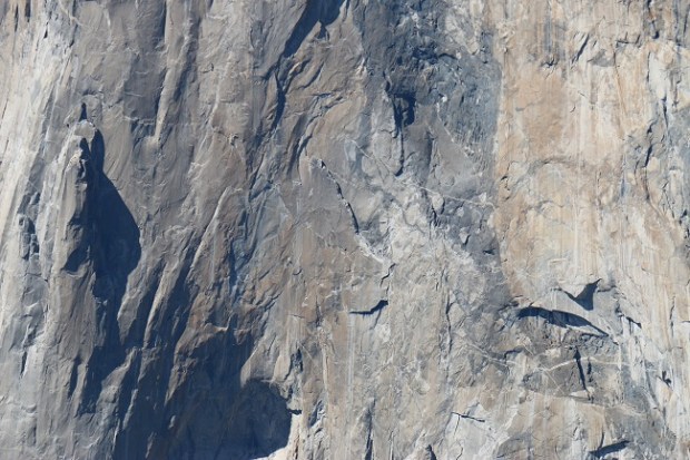 View of the famous flake on El Capitan from Taft Point